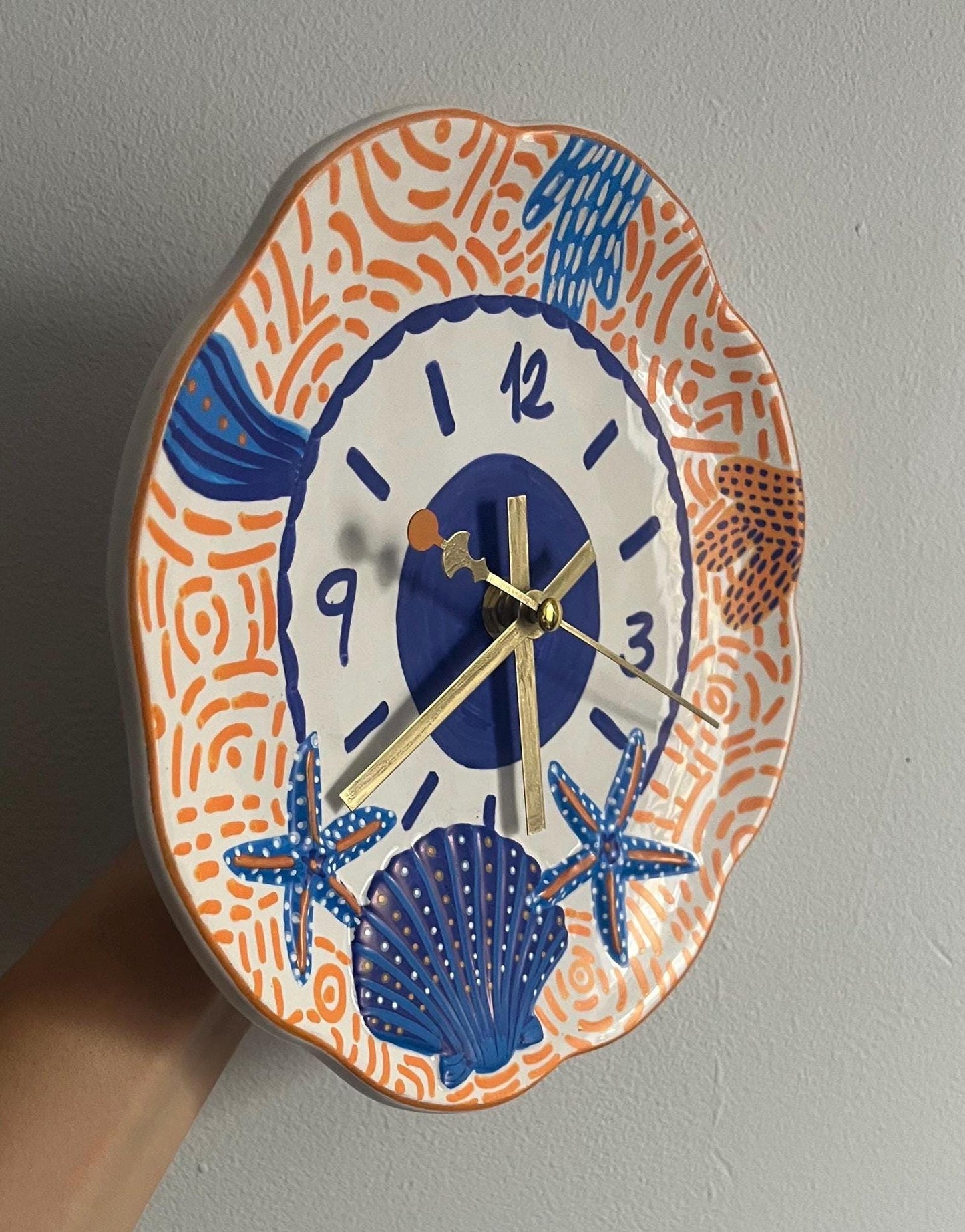Mediterranean wall clock