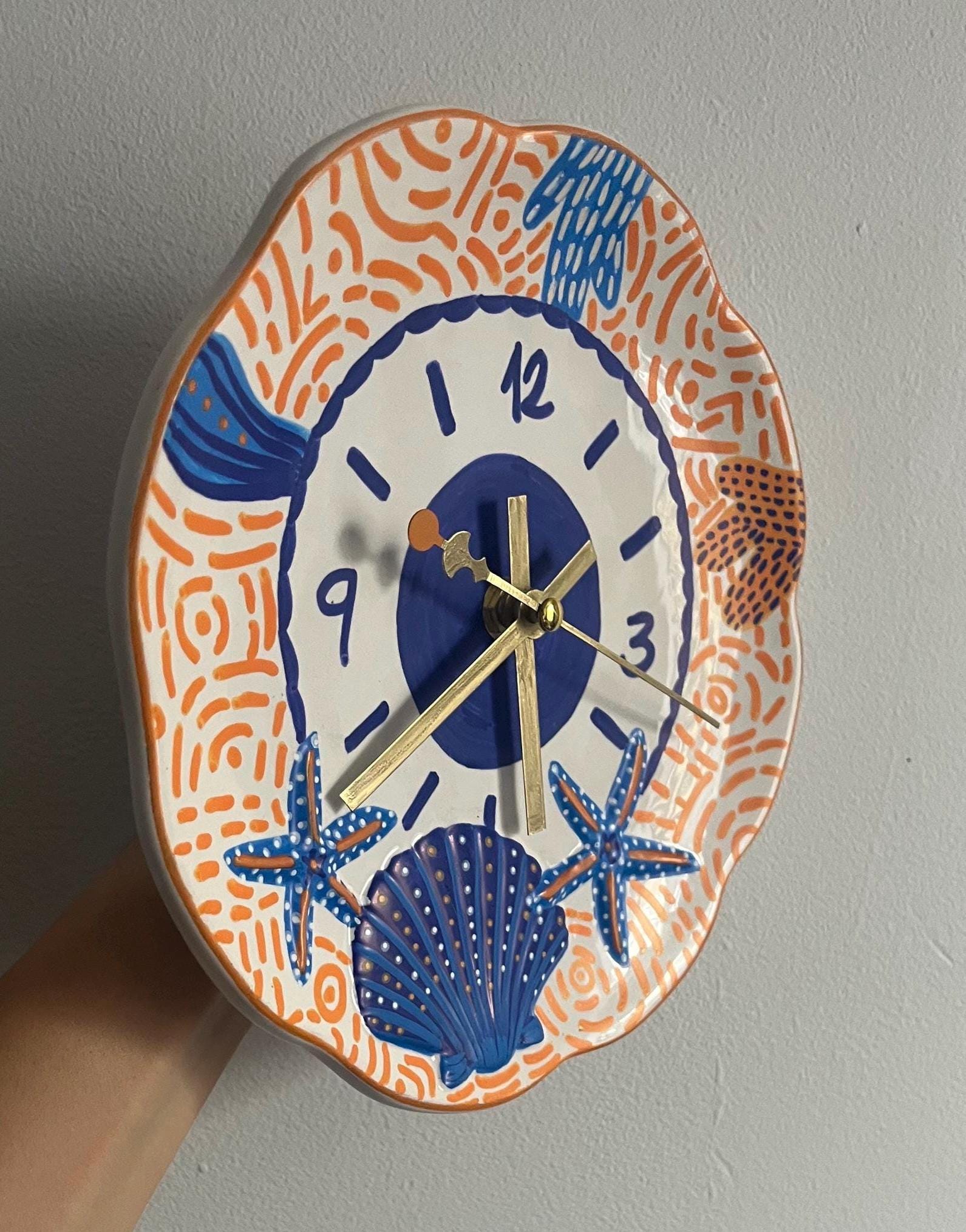 Mediterranean wall clock